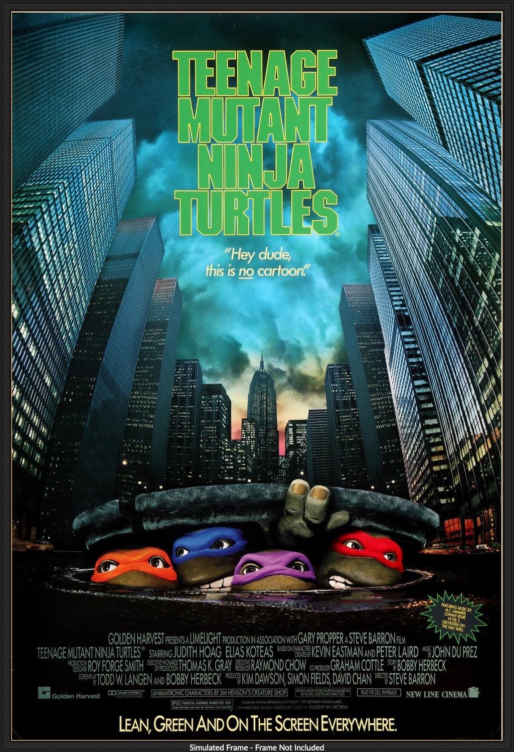 Teenage Mutant Ninja Turtles (1990) original movie poster for sale at Original Film Art - Vintage Movie Posters
