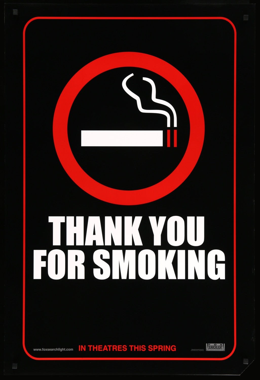 Thank You for Smoking (2006) original movie poster for sale at Original Film Art - Vintage Movie Posters