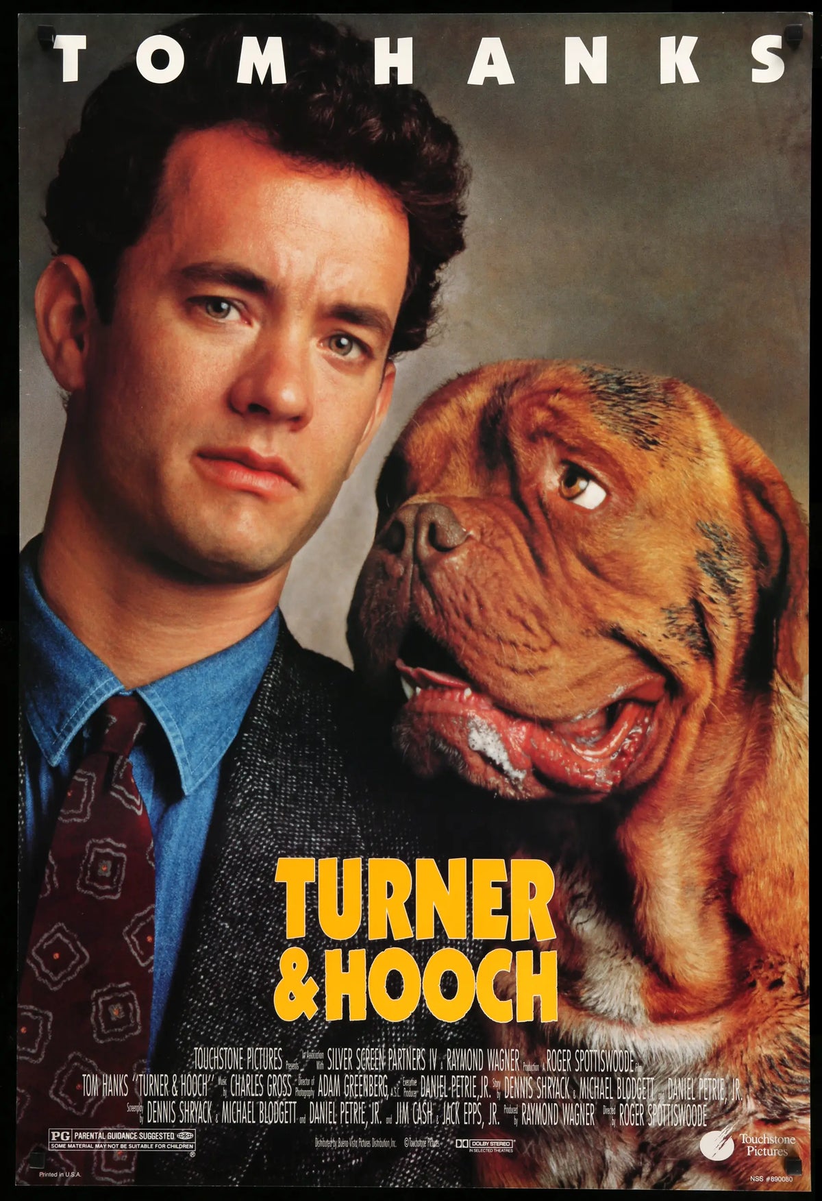 Turner and Hooch (1989) original movie poster for sale at Original Film Art