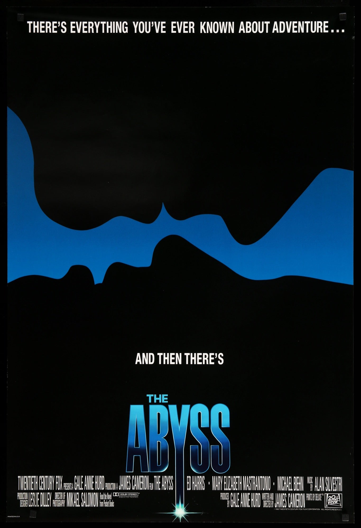 Abyss (1989) original movie poster for sale at Original Film Art - Vintage Movie Posters