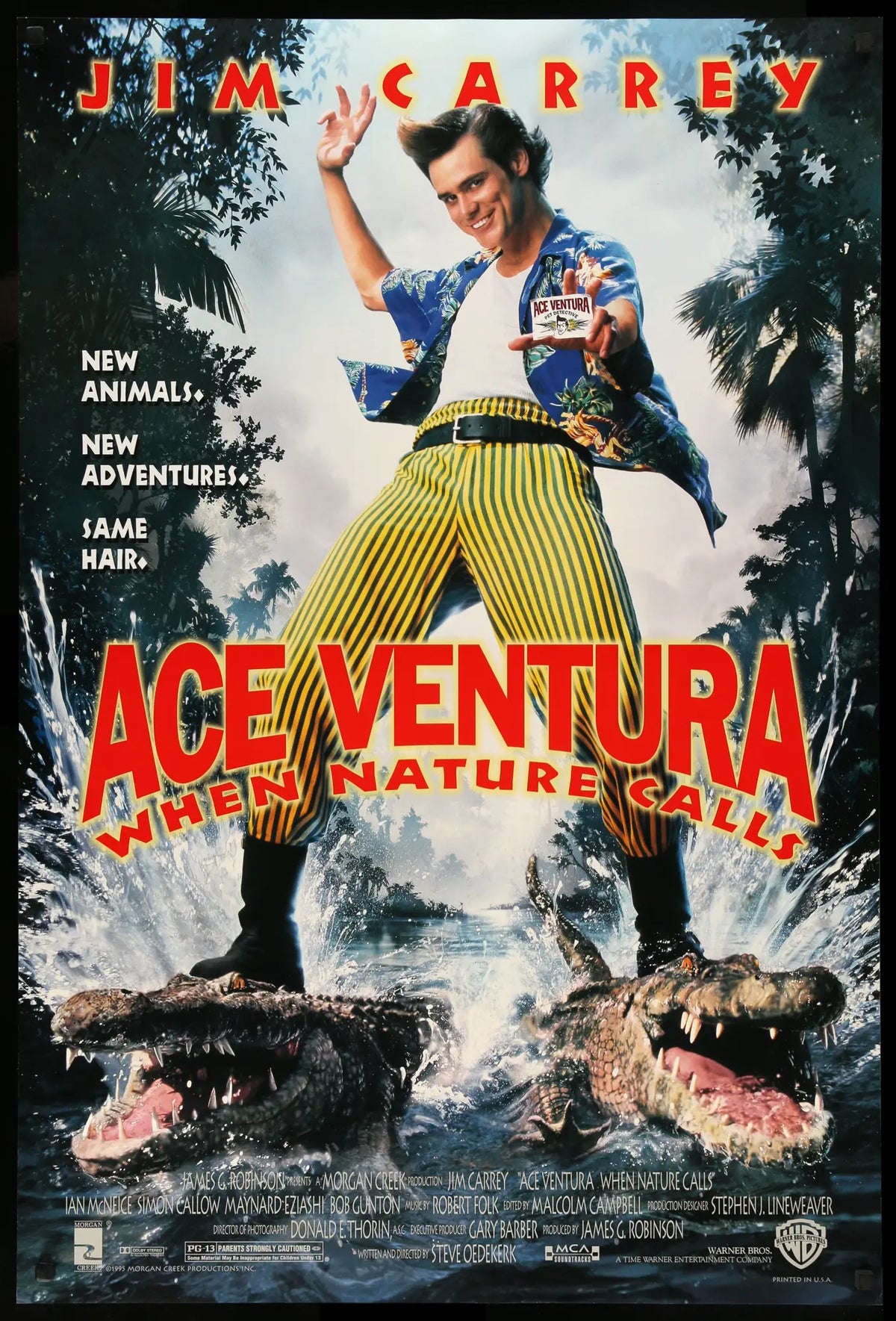 Ace Ventura - When Nature Calls (1995) original movie poster for sale at Original Film Art - Vintage Movie Posters