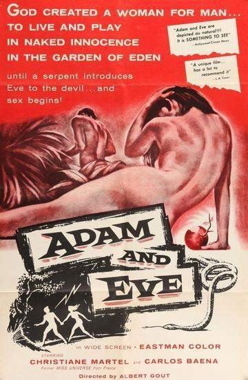 Adam and Eve (1956) original movie poster for sale at Original Film Art - Vintage Movie Posters