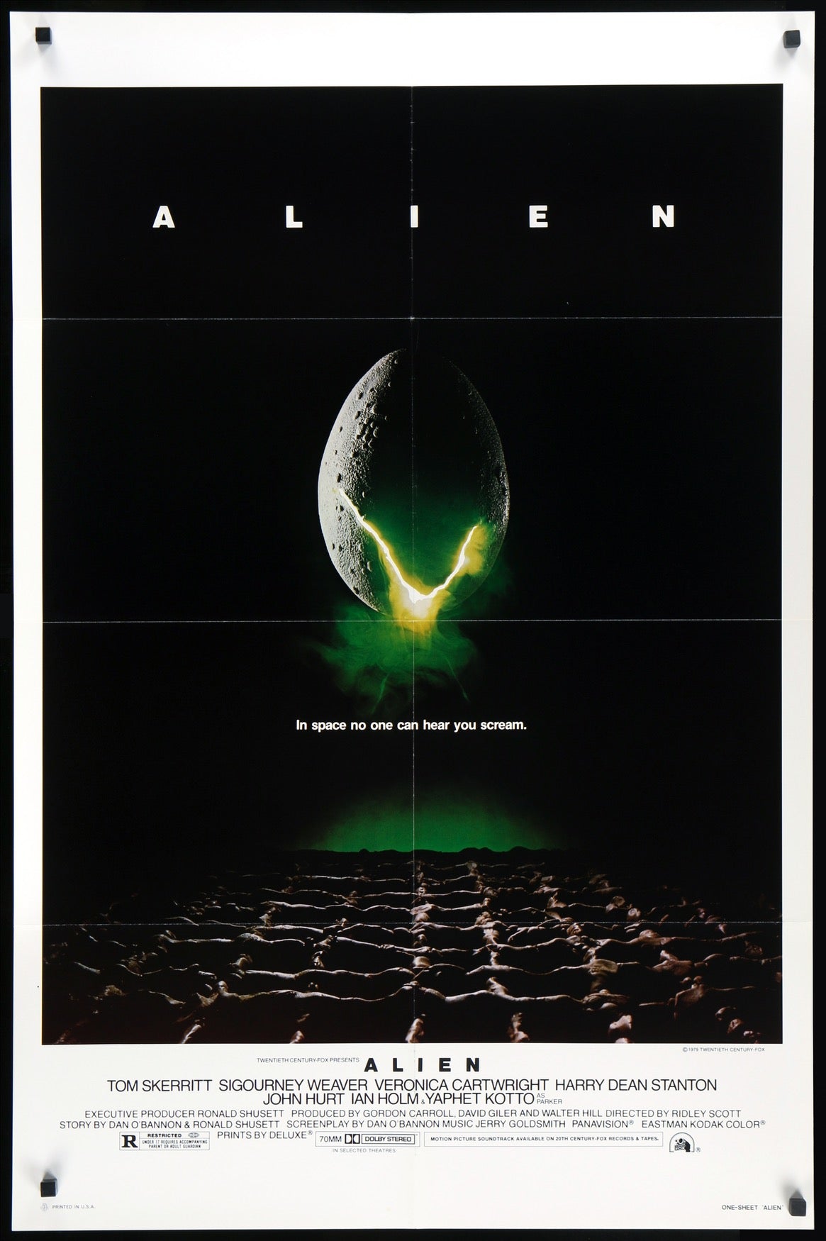 Alien (1979) original movie poster for sale at Original Film Art - Vintage Movie Posters