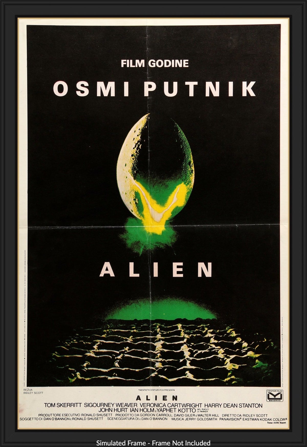 Alien (1979) original movie poster for sale at Original Film Art - Vintage Movie Posters