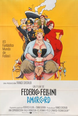 Amarcord (1973) original movie poster for sale at Original Film Art - Vintage Movie Posters