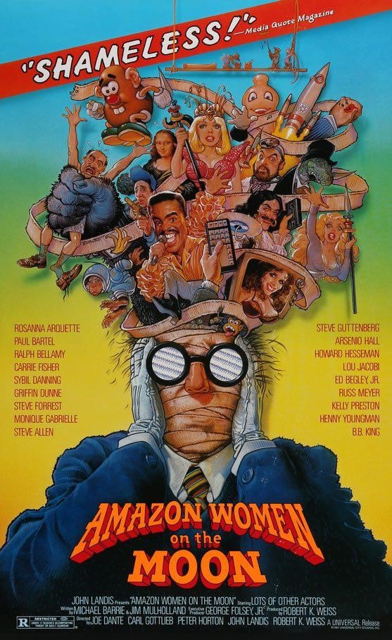 Amazon Women on the Moon (1987) original movie poster for sale at Original Film Art - Vintage Movie Posters