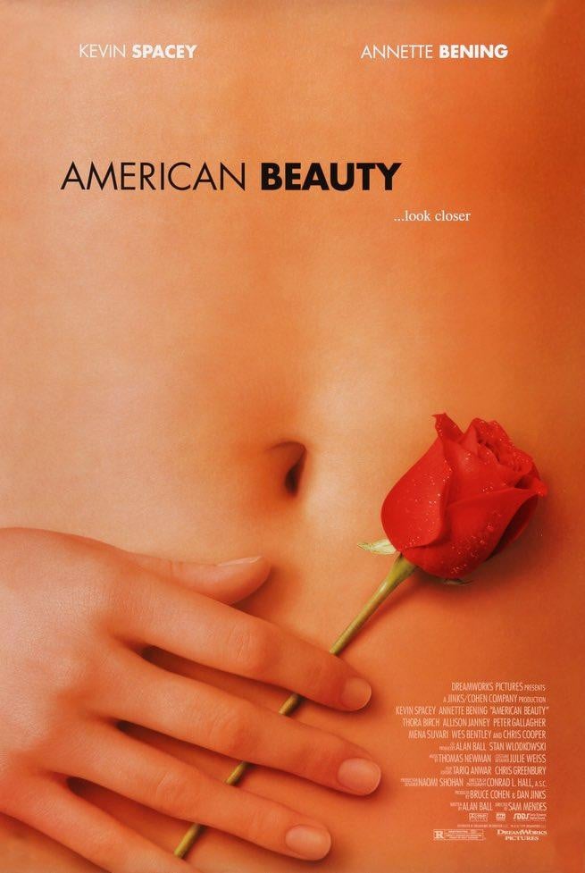 American Beauty (1999) original movie poster for sale at Original Film Art - Vintage Movie Posters