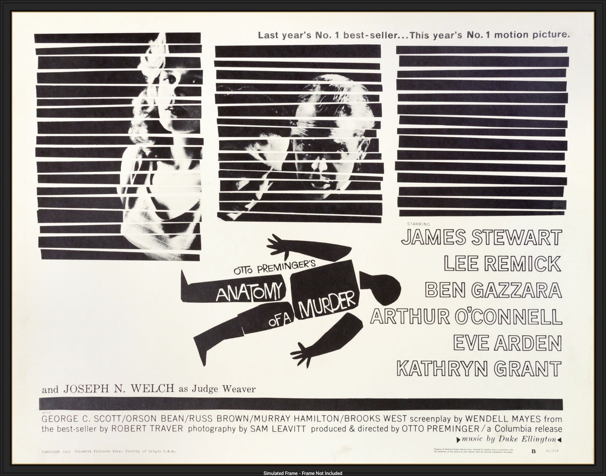 Anatomy of a Murder (1959) original movie poster for sale at Original Film Art - Vintage Movie Posters