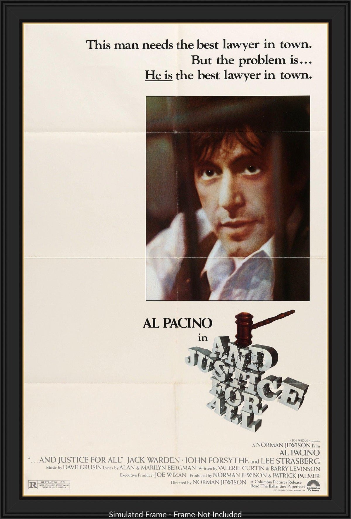 And Justice For All (1979) original movie poster for sale at Original Film Art - Vintage Movie Posters