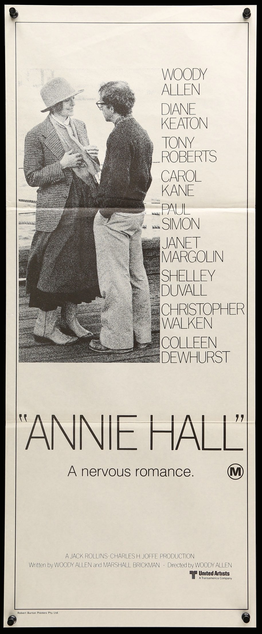 Annie Hall (1977) original movie poster for sale at Original Film Art