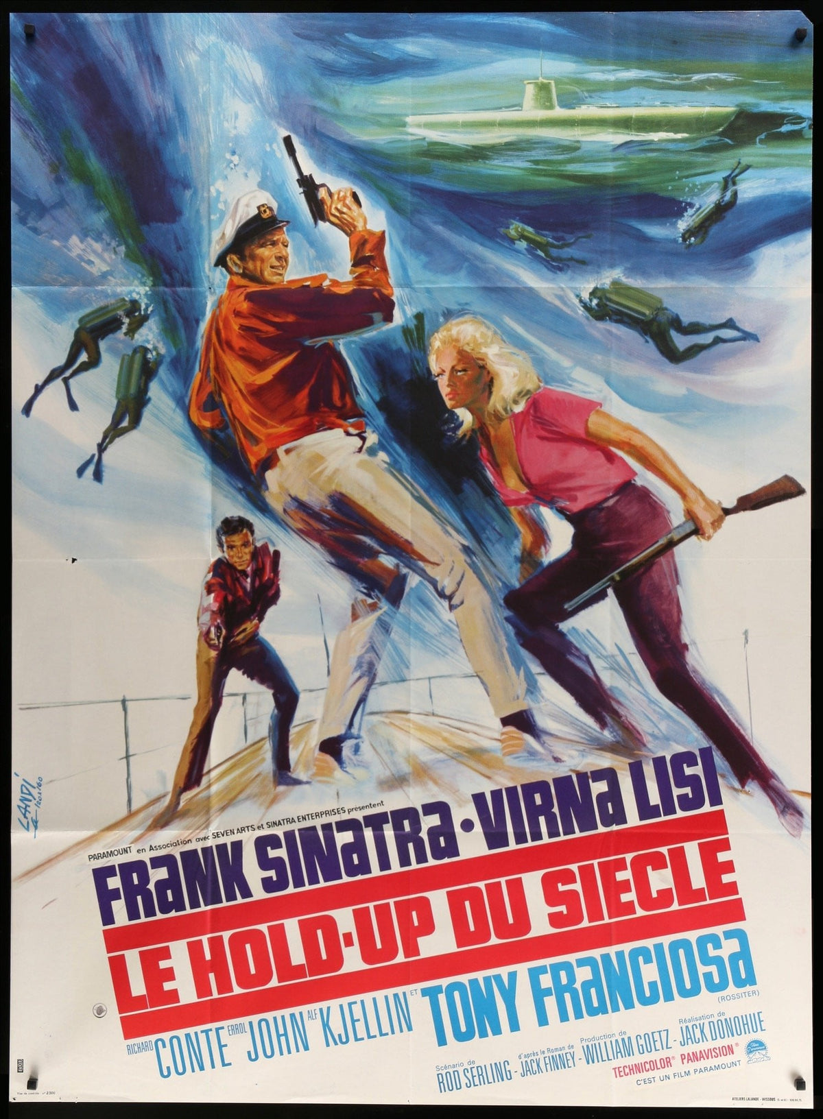 Assault on a Queen (1966) original movie poster for sale at Original Film Art - Vintage Movie Posters