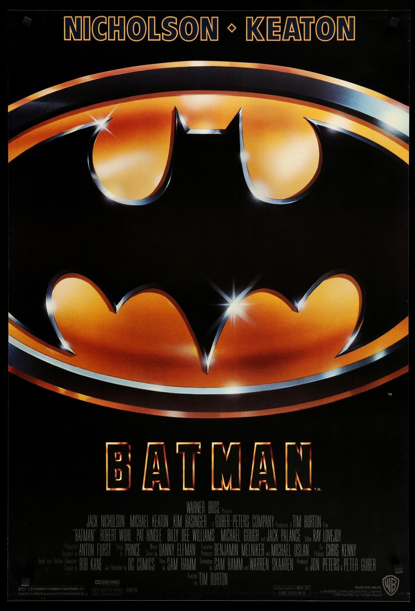 Batman (1989) original movie poster for sale at Original Film Art - Vintage Movie Posters
