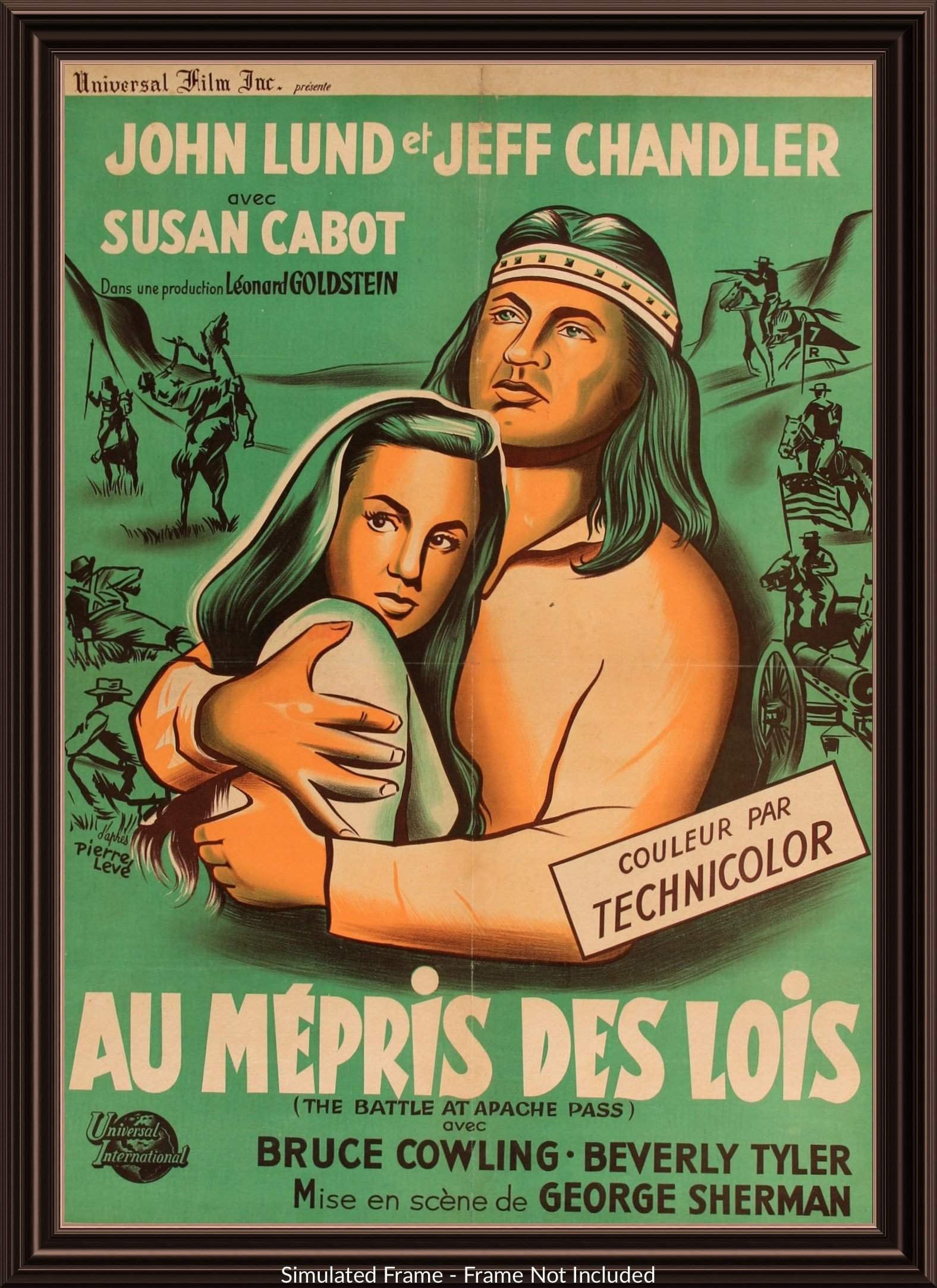 Battle at Apache Pass (1952) original movie poster for sale at Original Film Art - Vintage Movie Posters