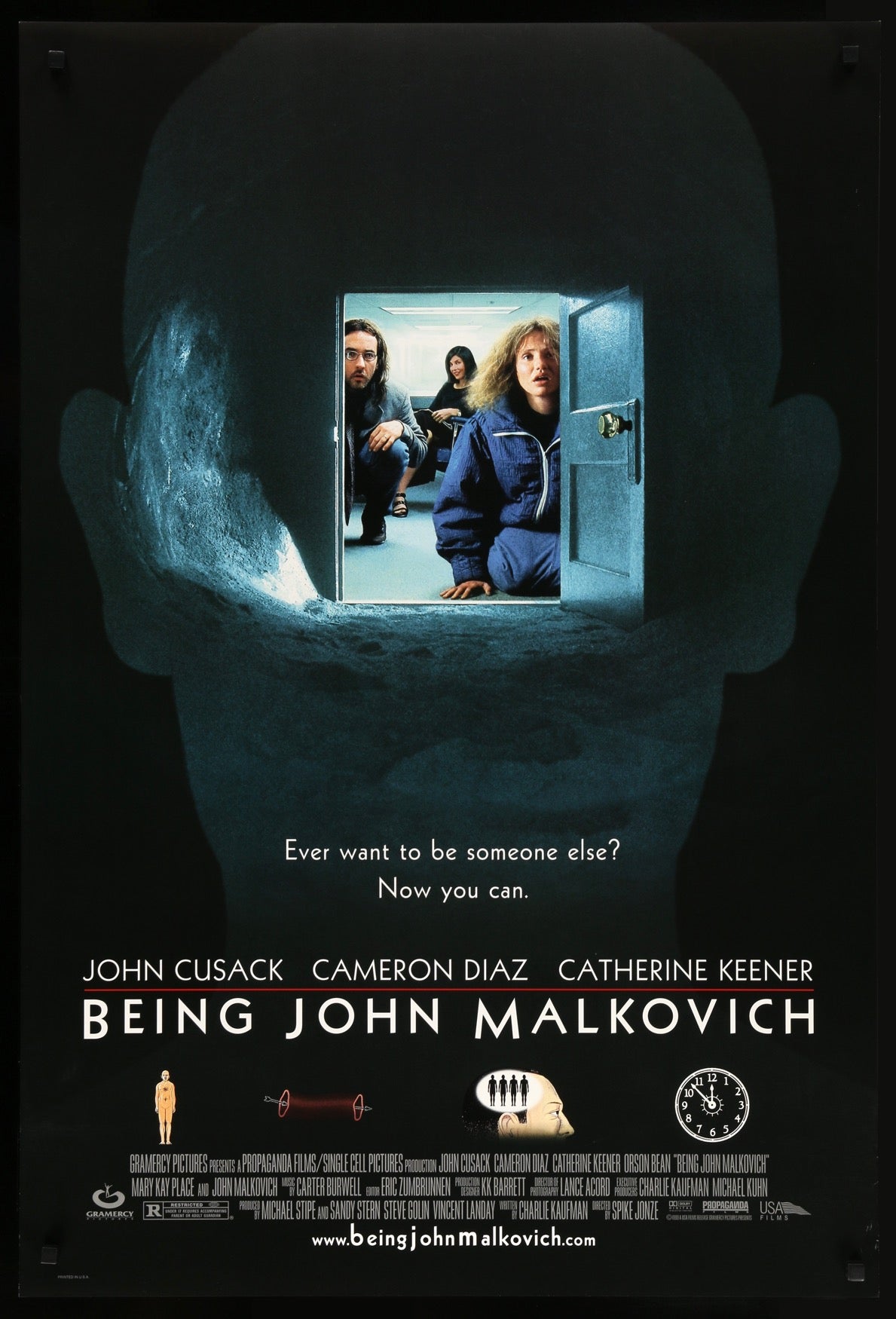 Being John Malkovich (1999) original movie poster for sale at Original Film Art