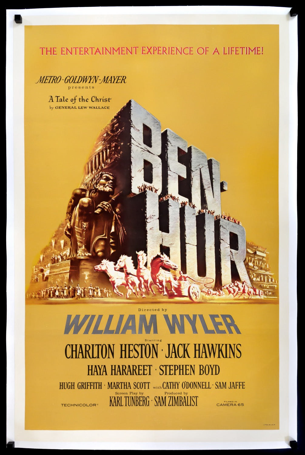 Ben Hur (1959) original movie poster for sale at Original Film Art - Vintage Movie Posters