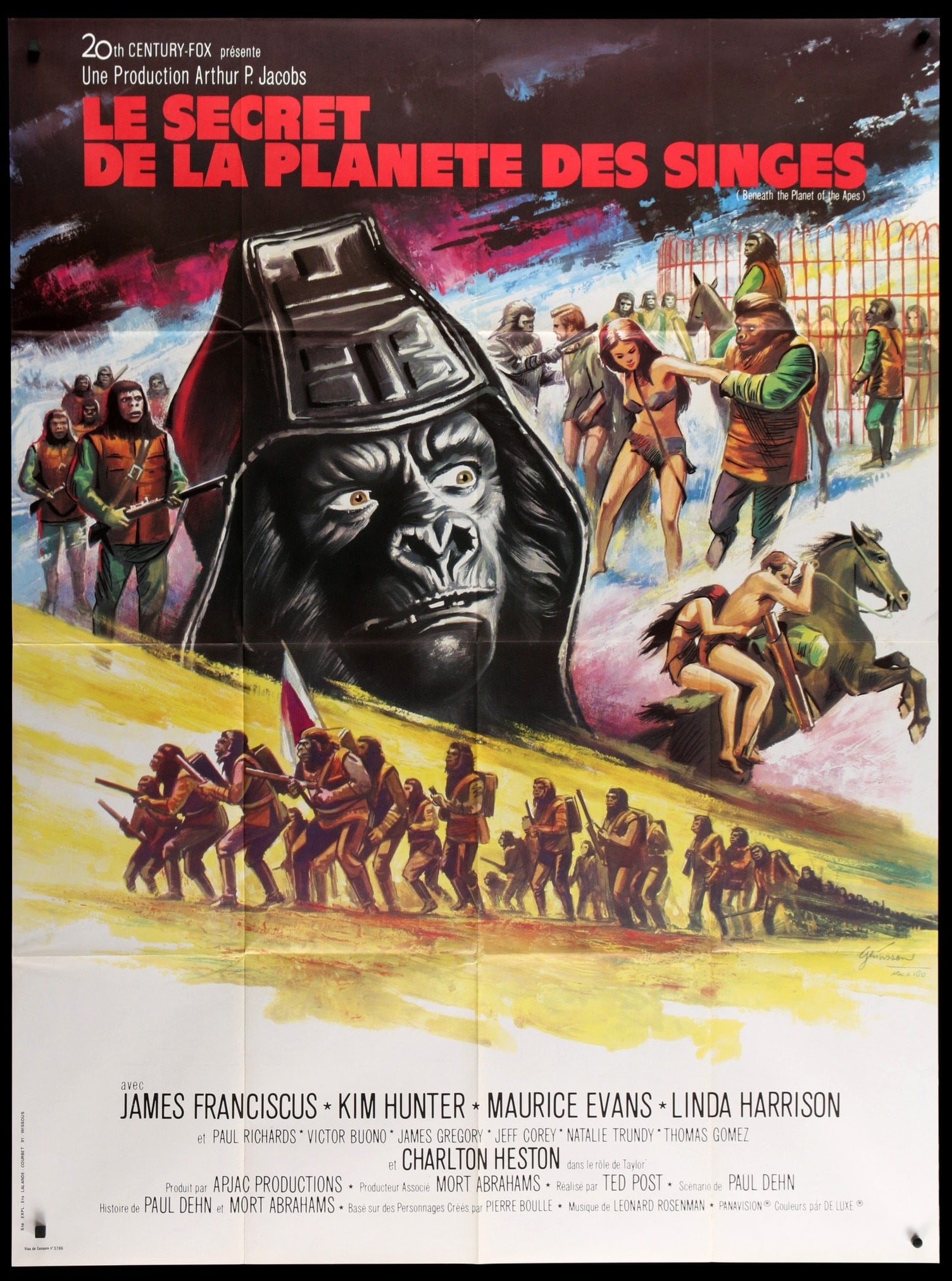Beneath the Planet of the Apes (1970) original movie poster for sale at Original Film Art - Vintage Movie Posters