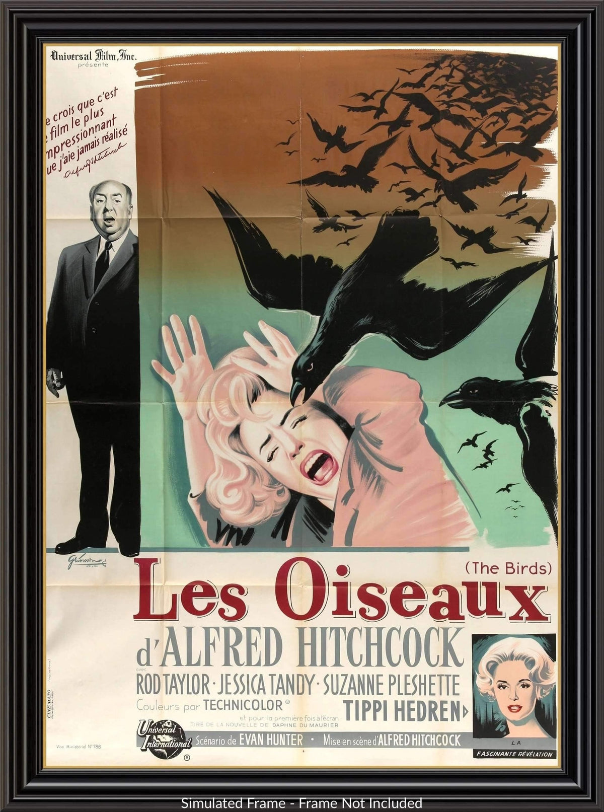 Birds (1963) original movie poster for sale at Original Film Art - Vintage Movie Posters