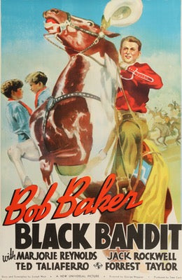 Black Bandit (1938) original movie poster for sale at Original Film Art