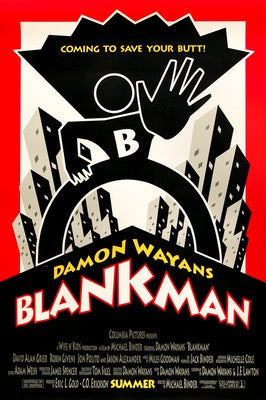 Blankman (1994) original movie poster for sale at Original Film Art - Vintage Movie Posters