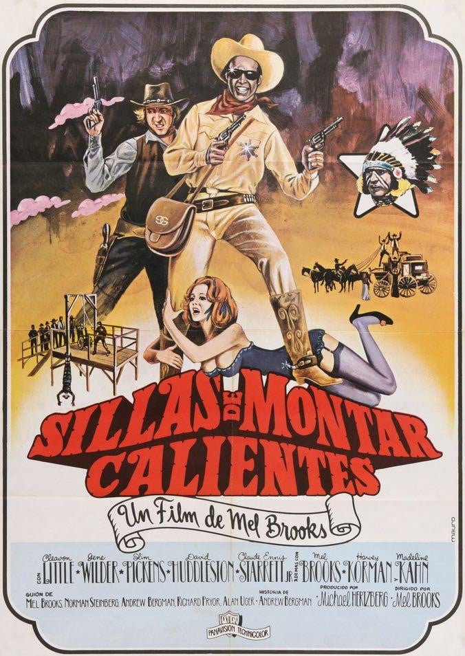 Blazing Saddles (1974) original movie poster for sale at Original Film Art - Vintage Movie Posters