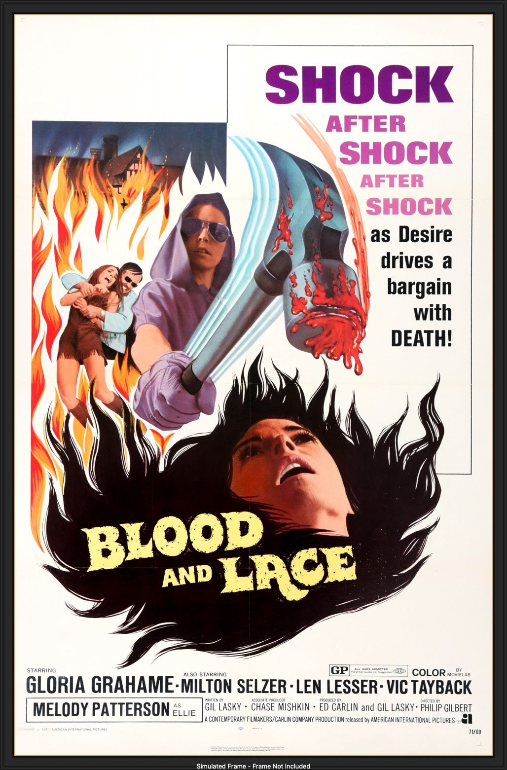 Blood and Lace (1971) original movie poster for sale at Original Film Art - Vintage Movie Posters