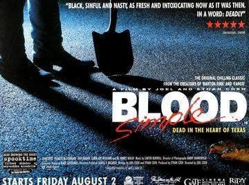 Blood Simple (1985) original movie poster for sale at Original Film Art - Vintage Movie Posters