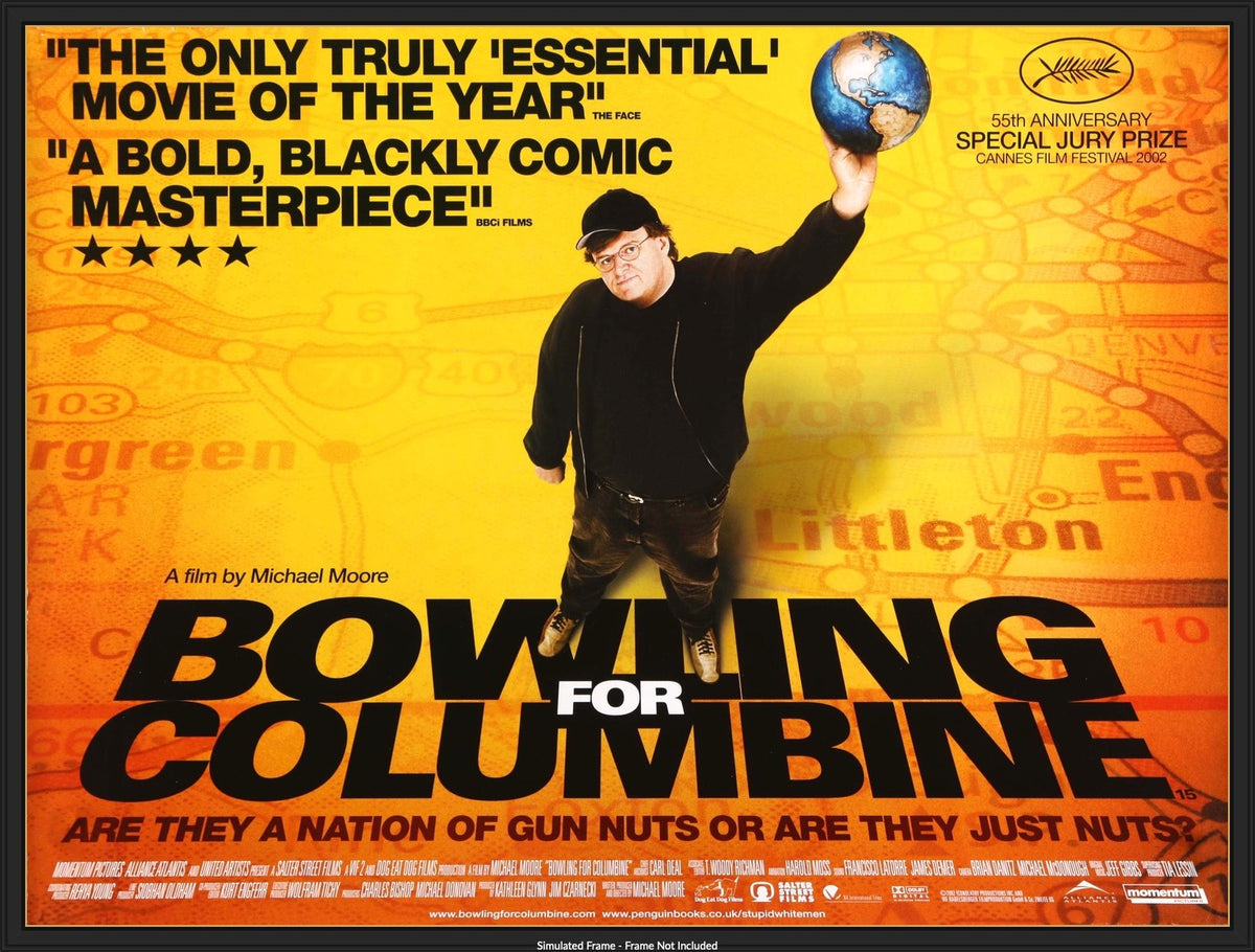 Bowling for Columbine (2002) original movie poster for sale at Original Film Art - Vintage Movie Posters