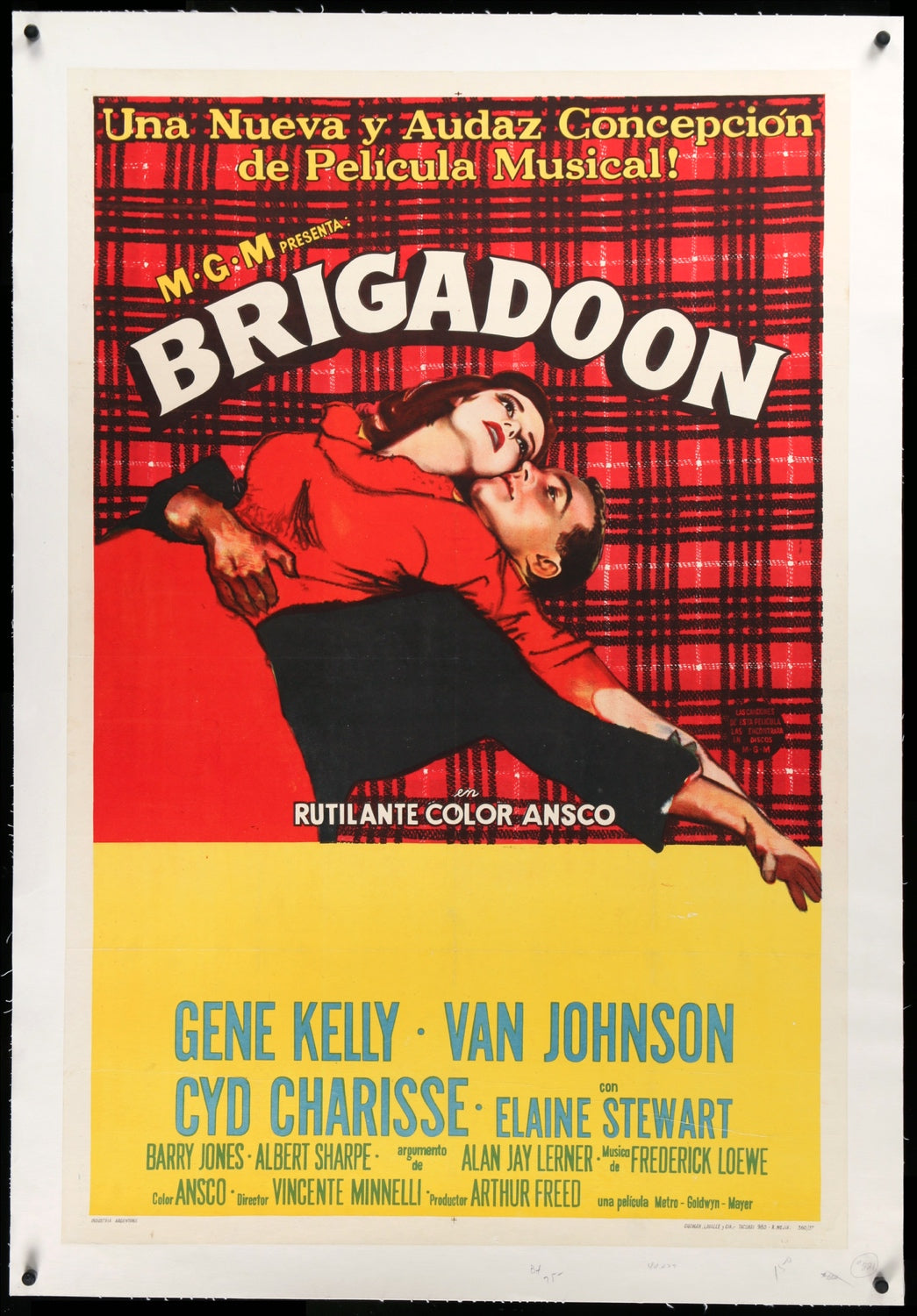 Brigadoon (1954) original movie poster for sale at Original Film Art - Vintage Movie Posters