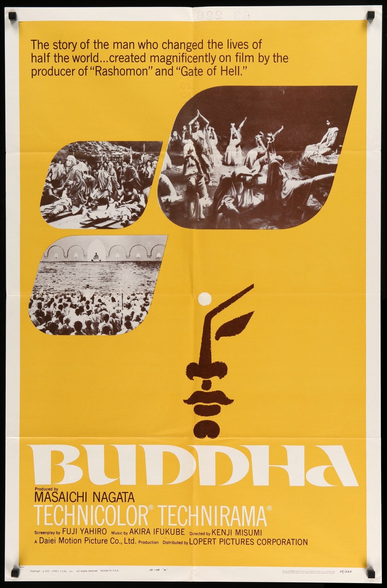 Buddha (1961) original movie poster for sale at Original Film Art - Vintage Movie Posters