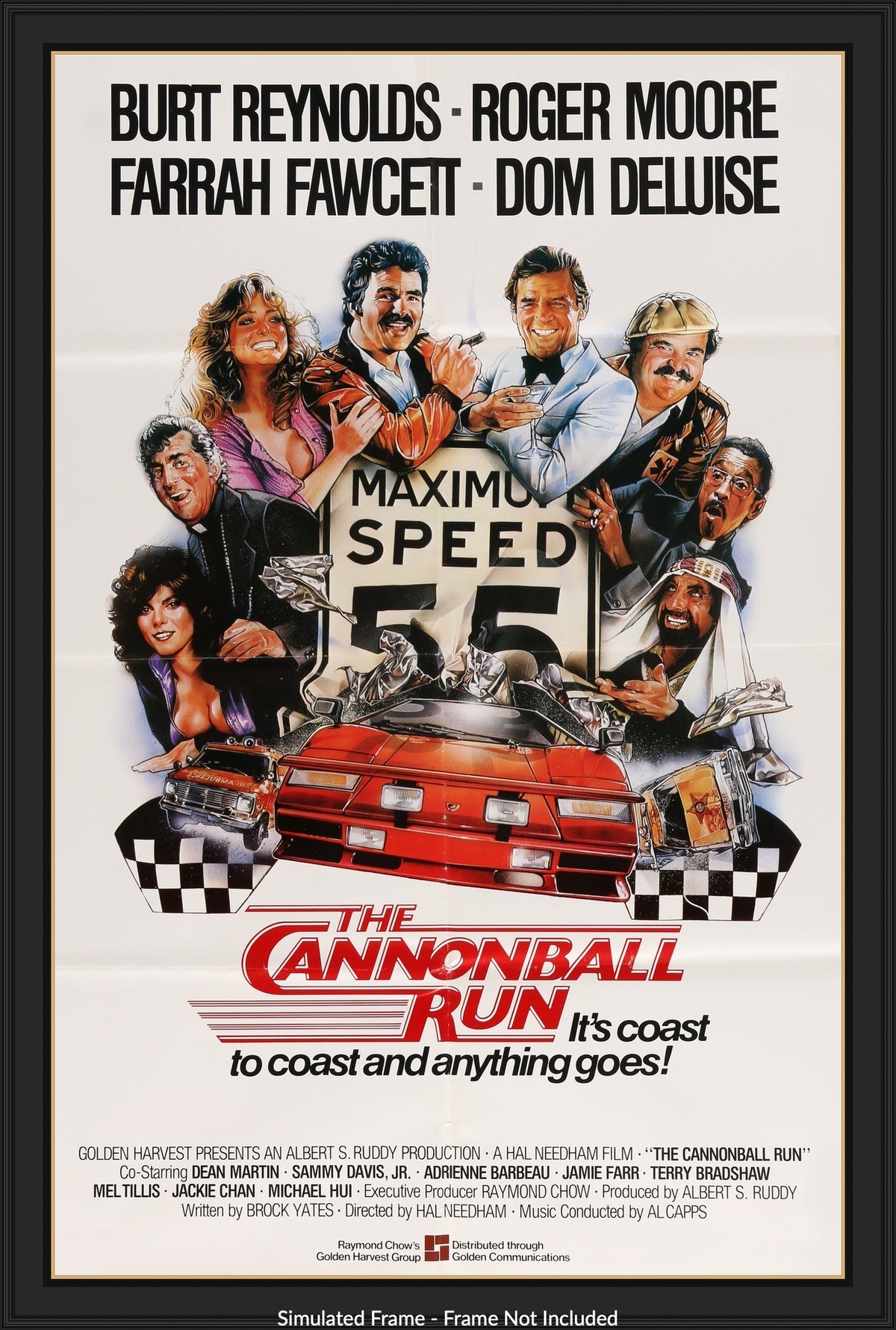 Cannonball Run (1981) original movie poster for sale at Original Film Art - Vintage Movie Posters