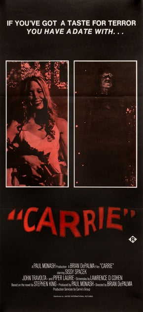 Carrie (1976) original movie poster for sale at Original Film Art - Vintage Movie Posters