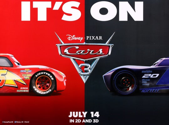 Cars 3 (2017) original movie poster for sale at Original Film Art - Vintage Movie Posters