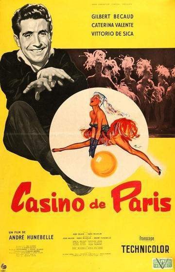 Casino De Paris (1957) original movie poster for sale at Original Film Art - Vintage Movie Posters