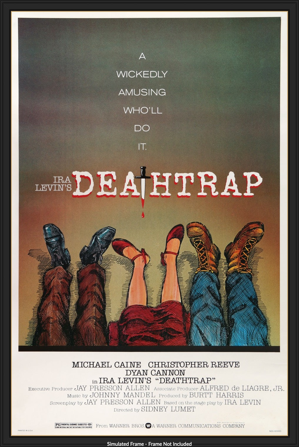 Deathtrap (1982) original movie poster for sale at Original Film Art - Vintage Movie Posters