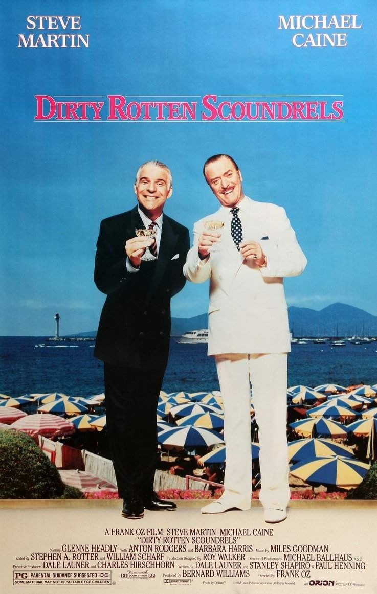 Dirty Rotten Scoundrels (1988) original movie poster for sale at Original Film Art