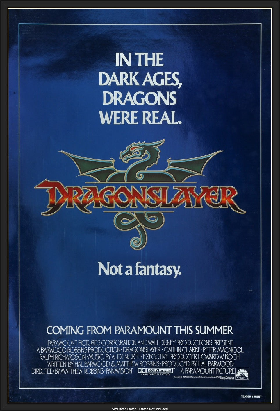 Dragonslayer (1981) original movie poster for sale at Original Film Art - Vintage Movie Posters