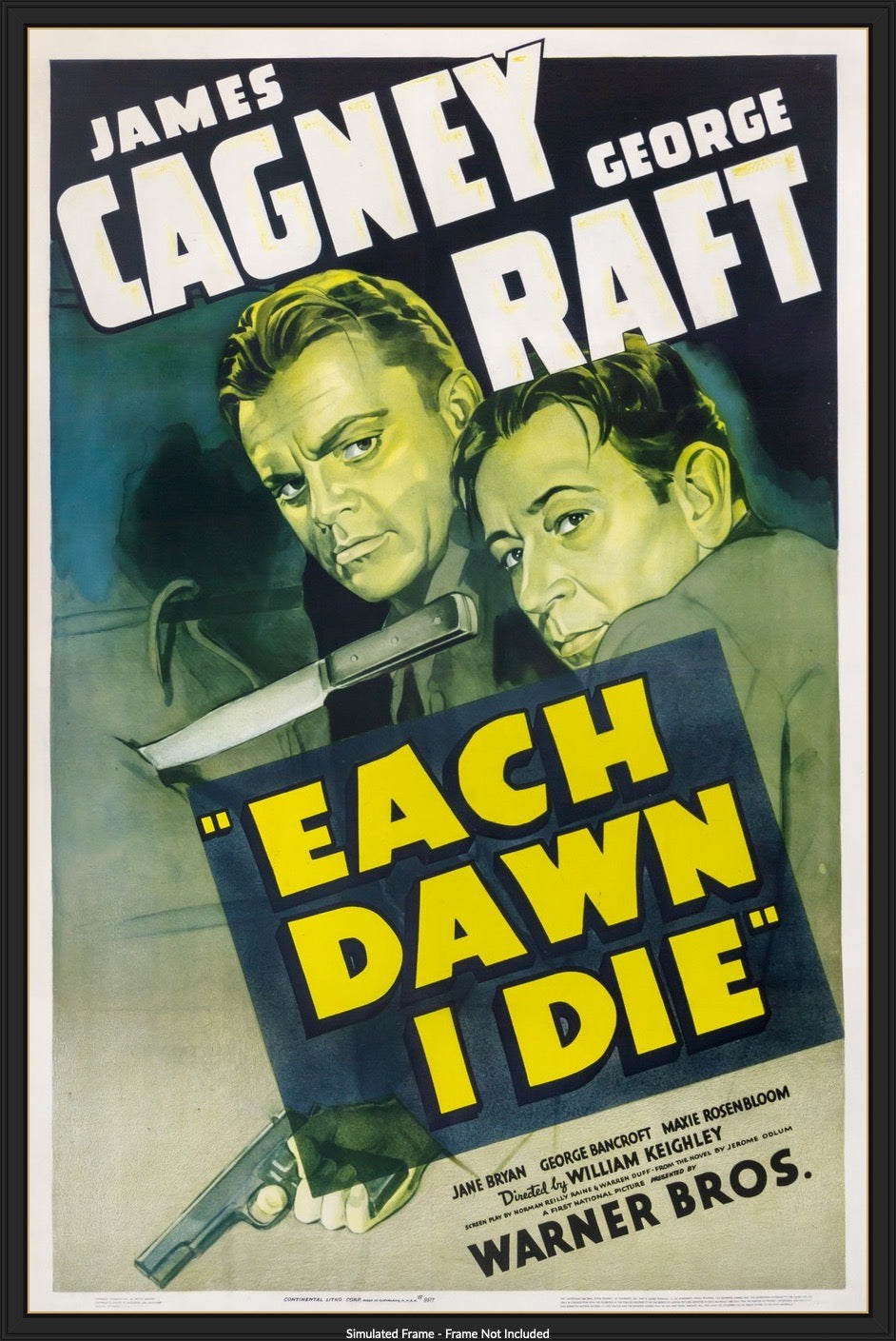 Each Dawn I Die (1939) original movie poster for sale at Original Film Art - Vintage Movie Posters