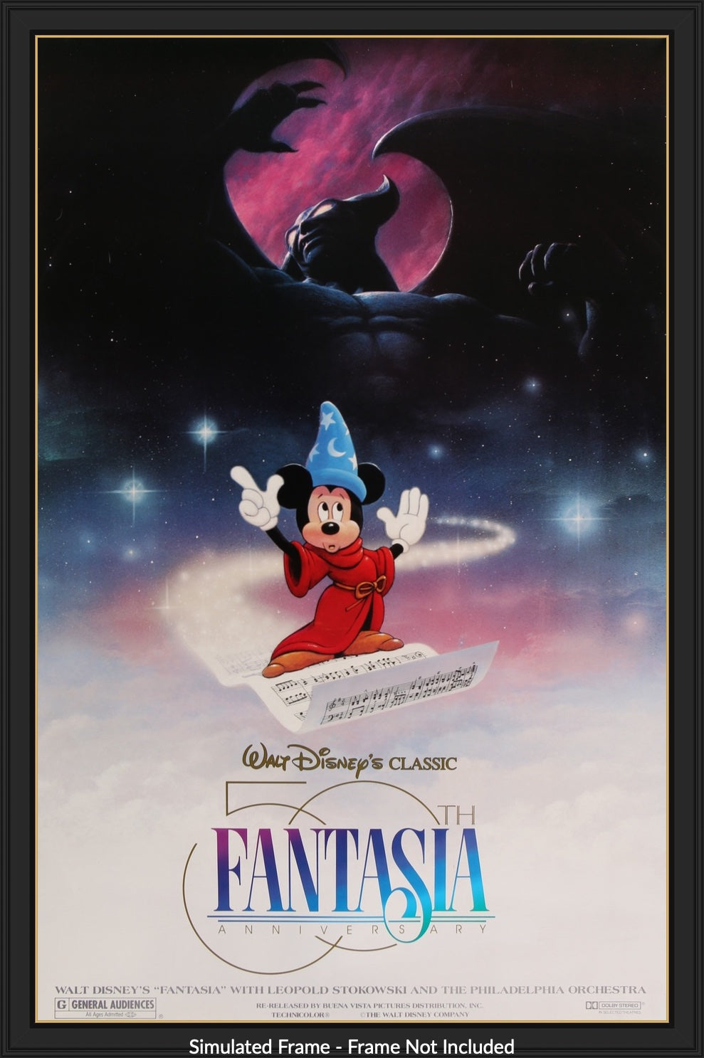 Fantasia (1940) original movie poster for sale at Original Film Art - Vintage Movie Posters