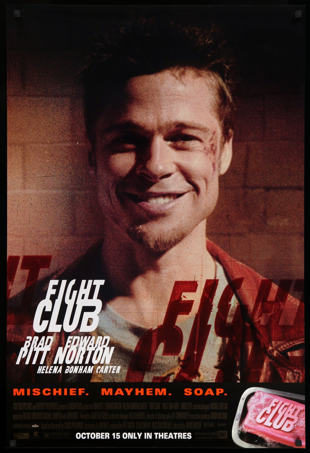 Fight Club (1999) original movie poster for sale at Original Film Art - Vintage Movie Posters