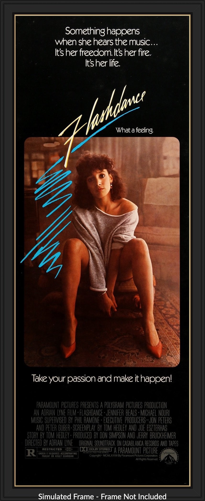 Flashdance (1983) original movie poster for sale at Original Film Art