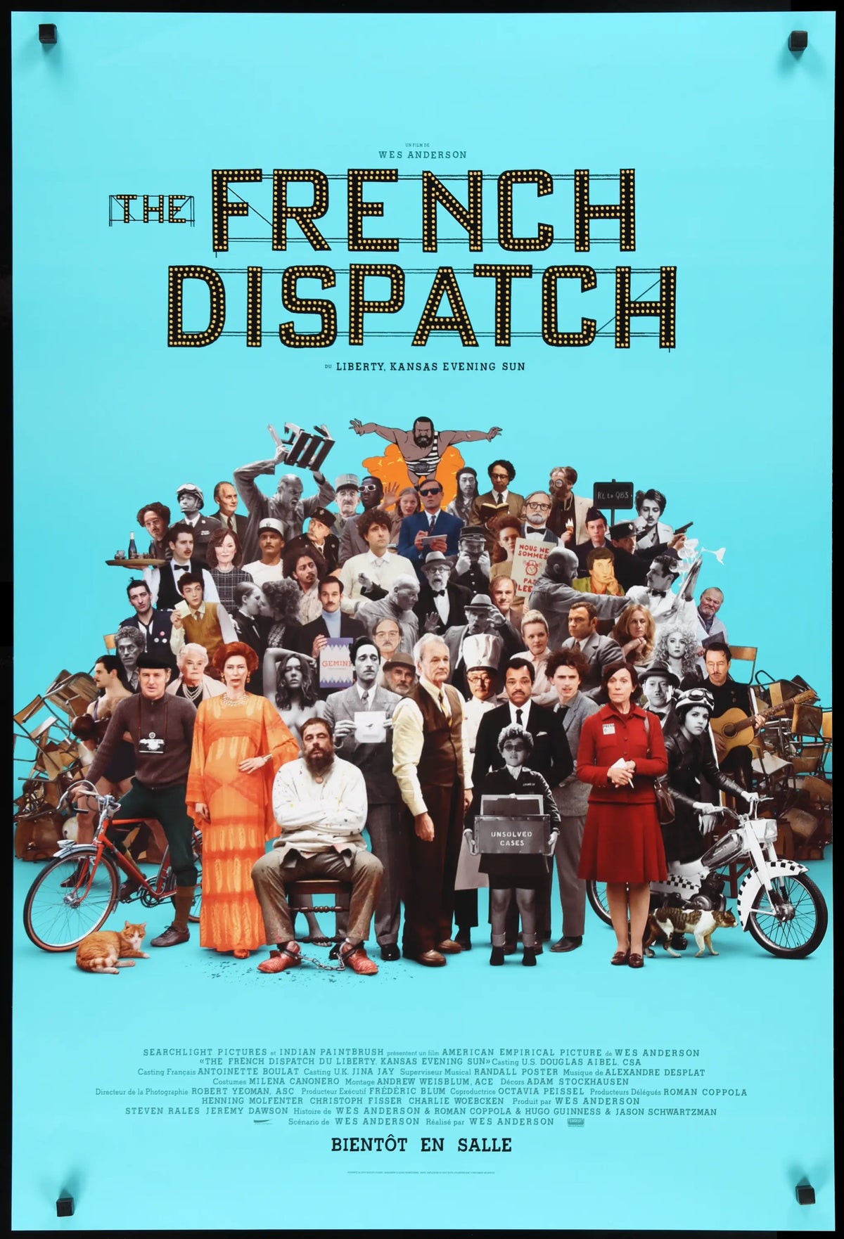 French Dispatch (2021) original movie poster for sale at Original Film Art