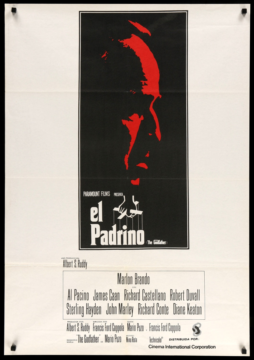 Godfather (1972) original movie poster for sale at Original Film Art - Vintage Movie Posters