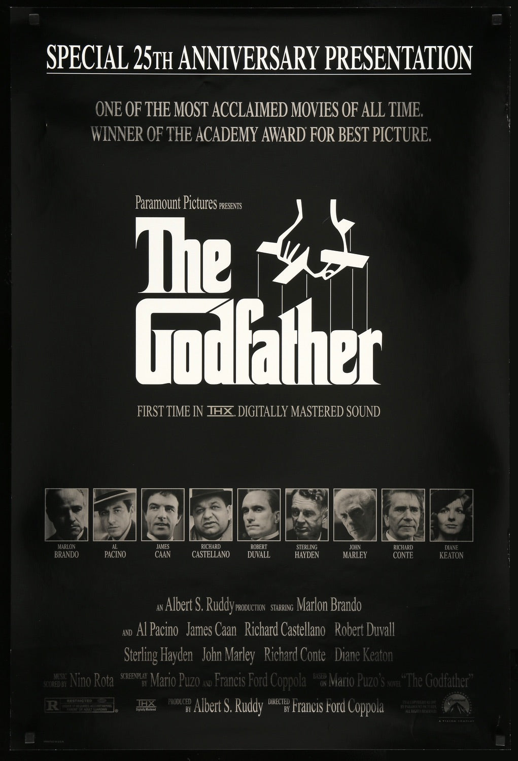 Godfather (1972) original movie poster for sale at Original Film Art