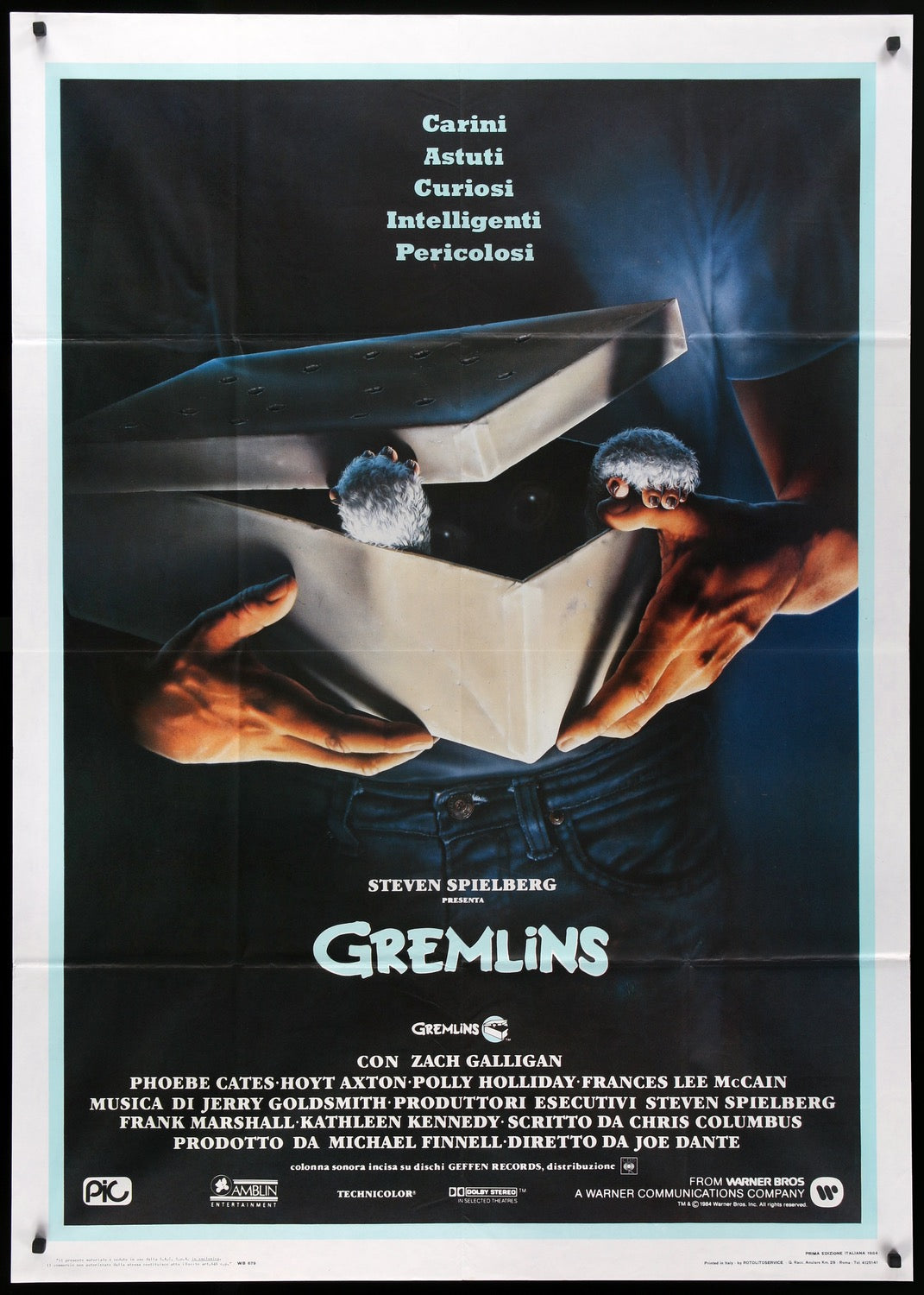 Gremlins (1984) original movie poster for sale at Original Film Art - Vintage Movie Posters