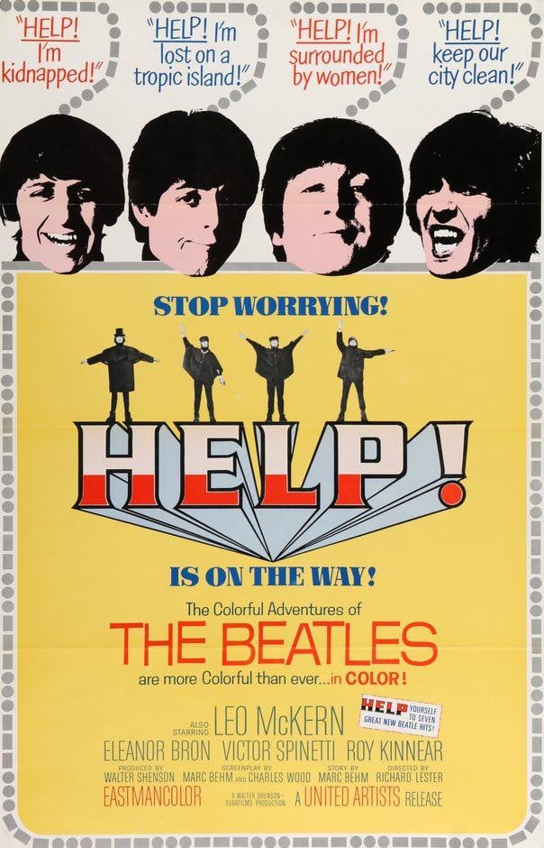 Help! (1965) original movie poster for sale at Original Film Art - Vintage Movie Posters