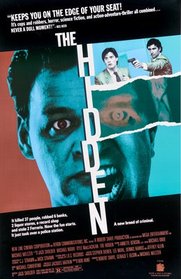 Hidden (1987) original movie poster for sale at Original Film Art - Vintage Movie Posters