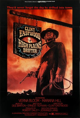 High Plains Drifter (1973) original movie poster for sale at Original Film Art - Vintage Movie Posters