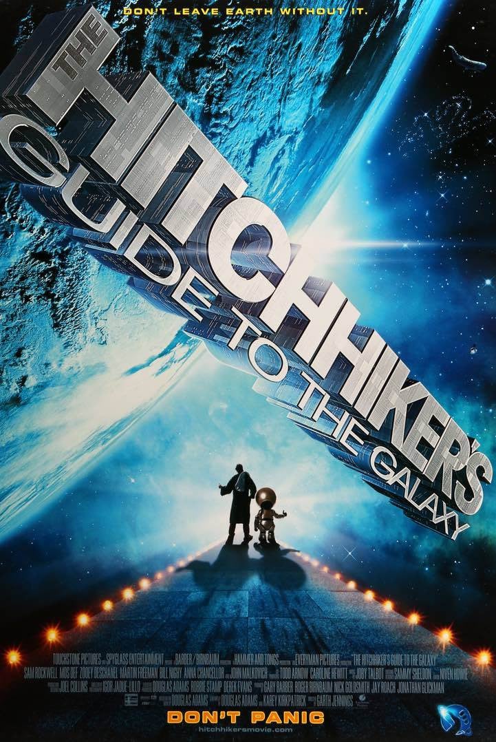Hitchhiker's Guide to the Galaxy (2005) original movie poster for sale at Original Film Art - Vintage Movie Posters