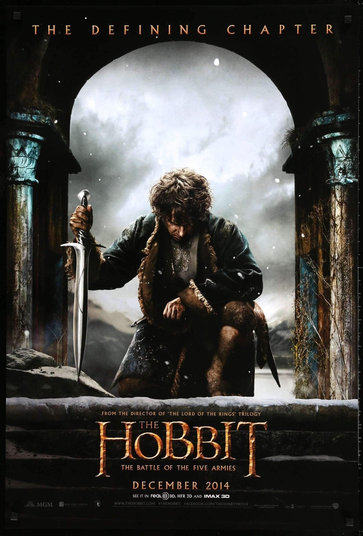 Hobbit: The Battle of the Five Armies (2014) original movie poster for sale at Original Film Art - Vintage Movie Posters
