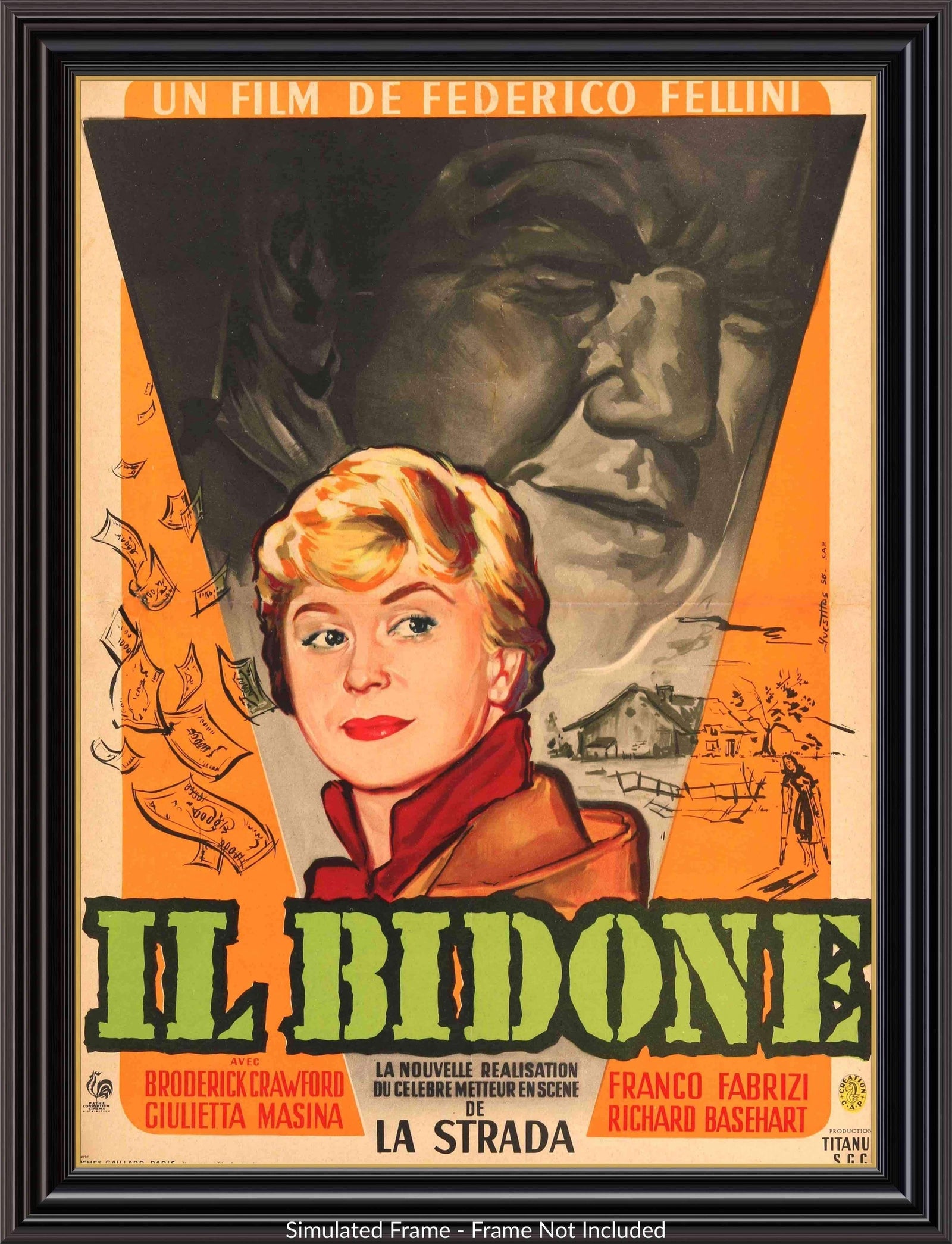 Il Bidone (1955) original movie poster for sale at Original Film Art - Vintage Movie Posters